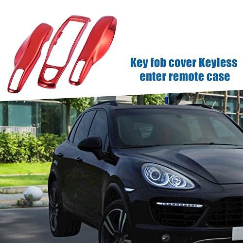 Carcasa para llave Porsche Cayenne en color rojo ABSOPRO 2