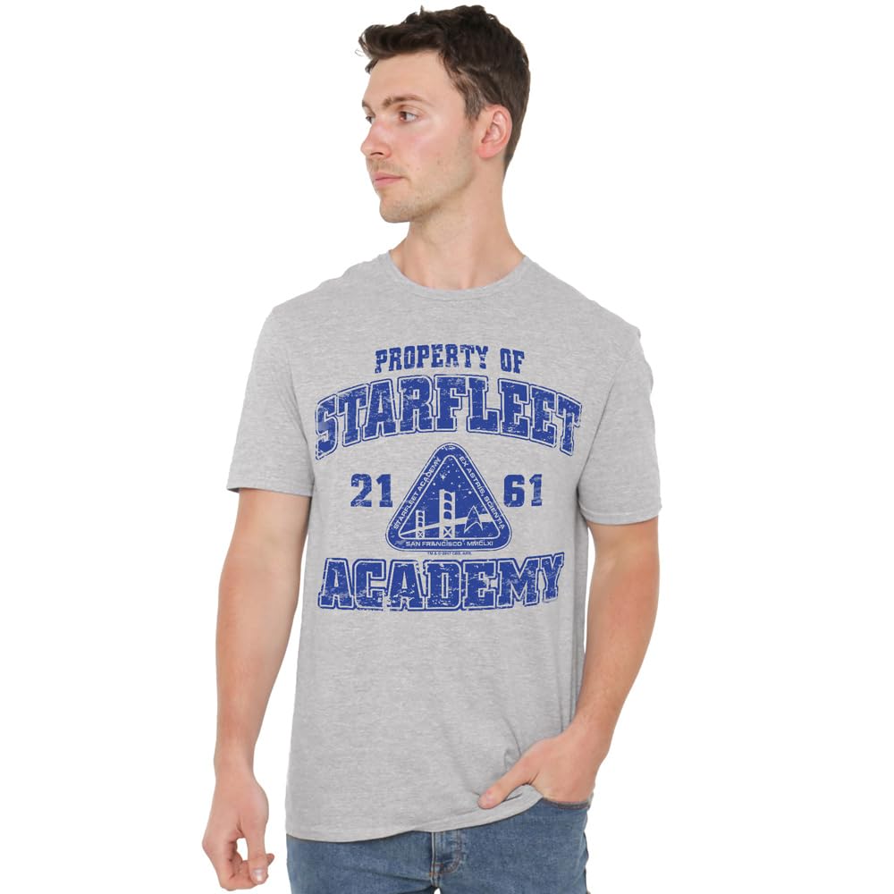 Star Trek Old School Unisex T Shirt, Heather Gray, XX-Large