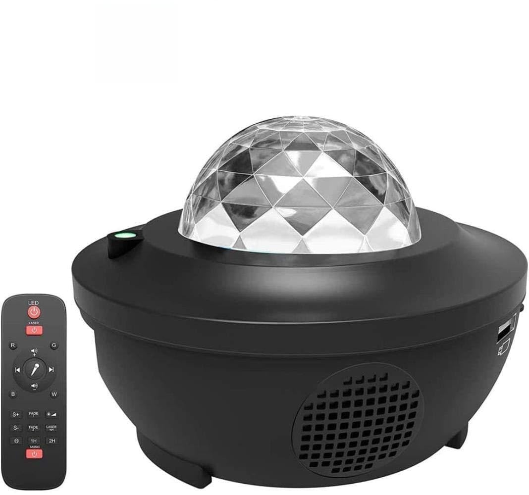 Scena Lights Star Projektor, 2 w 1 Wave Projektor z muzyką, światłem gwiazdowym, tryb oświetlenia kolorowego odpowiednie do sali konferencyjnej
