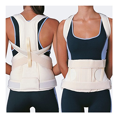 Corset rigide dorsolombaire 637 CAMP XXI avec bretelles de stabilisation
