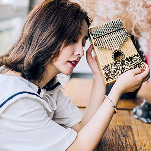 WYKDL Kalimba Thumb Piano Seul Thumb Piano Plein Kalimba 17 Tons Finger Piano Kalimba Débutant Instrument de Musique… - Les Beatles, Paul McCartney, John Lennon, RIngo Starr, George Harrison WYKDL Kalimba Thumb Piano Seul Thumb Piano Plein Kalimba 17 Tons Finger Piano Kalimba Débutant Instrument de Musique…