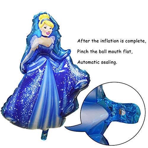 Babioms 5 pezzi Pallone Foil, Cenerentola