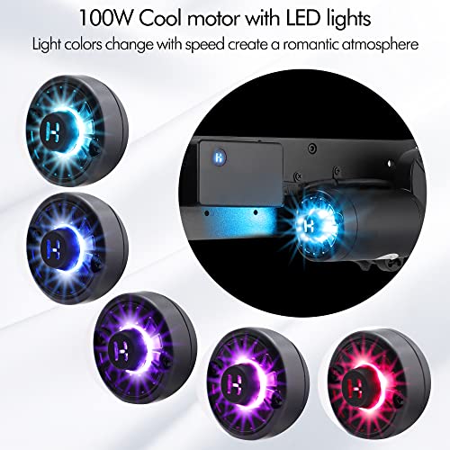 hismith premium 40 sex machine with kliclok modularized dildo machine with kliclok system app and wire controlled black