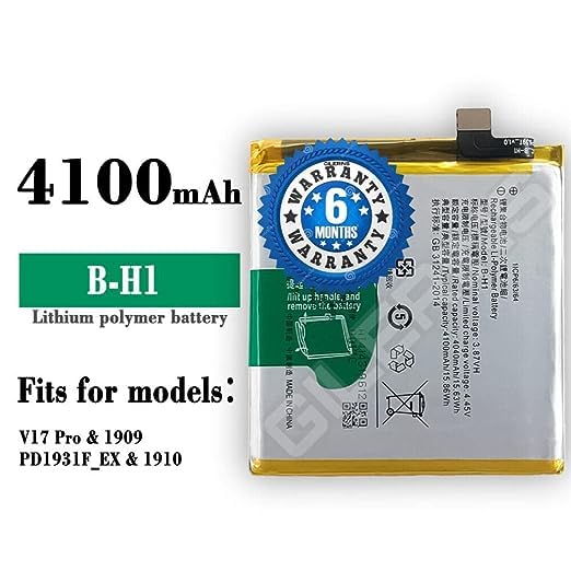 Image of Original B-H1 Battery for Vivo V17 Pro /Vivo B-H1 Battery with 6 Month Warranty ** (F000291)