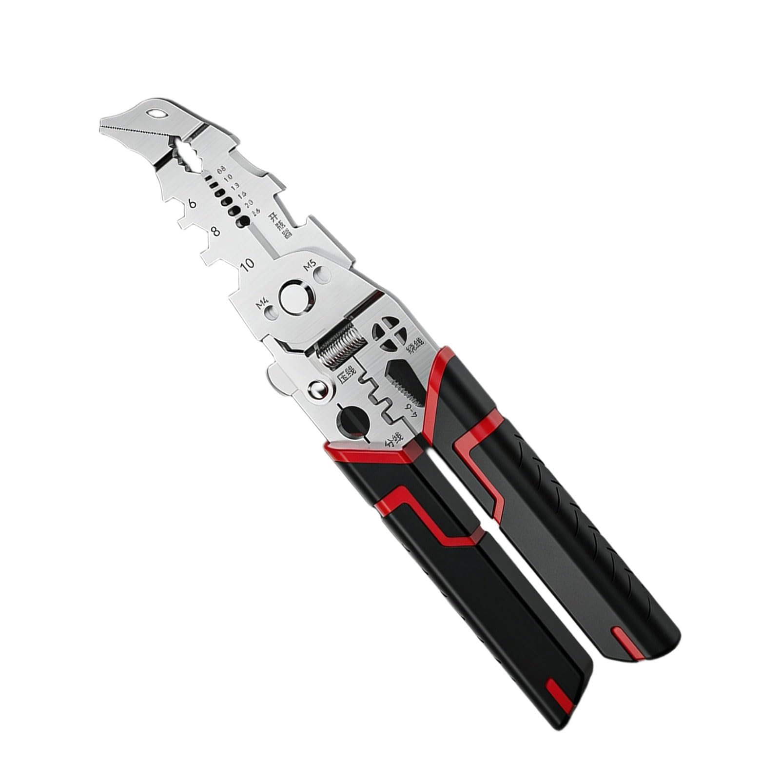 Zbiianxer A Multifunction Wire Stripper Electricians Cable Cutting Scissors Electrical Pliers Crimping Pliers Stripper Tool