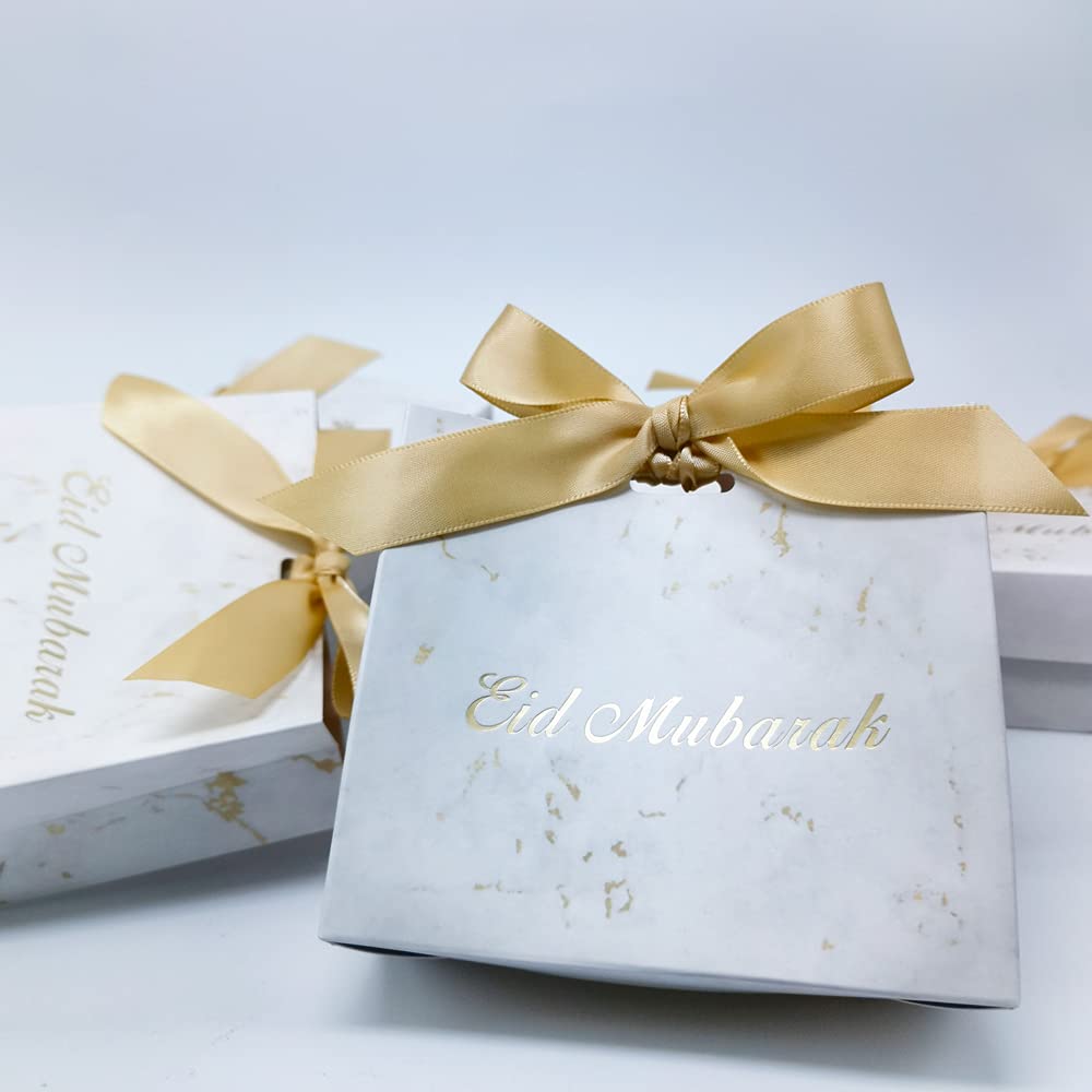 Pralinenschachtel-Set, Geschenktüte aus Marmorpapier, Geschenkbox für Partygeschenke, Partyzubehör, grün, 50 Stück