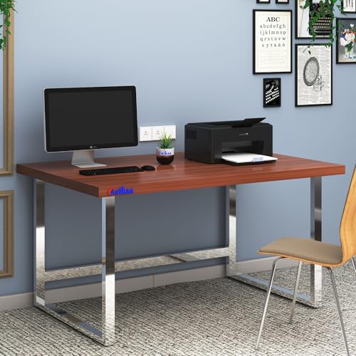 Image of Anikaa TablexPro25 Engineered Wood Rectangular Shape Table Top Board | 25 mm Thick Heavy Duty Desk Top for Study Table, Meeting /Conference Table & Office Desk | Walnut (Size-48 x 24 Inch)