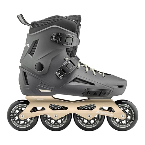 Image of Rollerblade Lightning 90 Men's Urban Inline Skate, Anthracite and Taupe