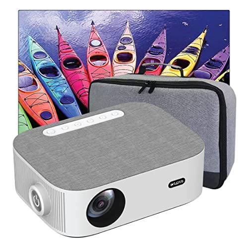 Image of WZATCO Alpha 1 Native 1080P Full HD 4K HDR | (Brightest 9600 lm, 840 ANSI) 6D Correction | Electronic Focus | Android 9, Certified Dolby, WiFi 6, BT 5.1 | Projector for Home, Outdoor, Office