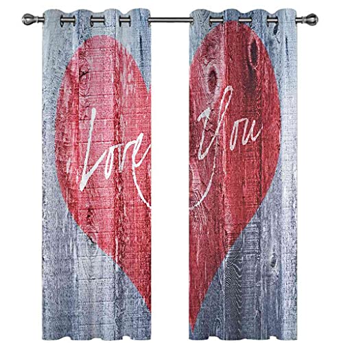 LGCK Lot De 2 Rideau Occultant Isolants Thermiques À Oeillets,Anti Froid Rideaux Et Draperies Intérieurs Salon, Rideaux pour Chambre Bebe Enfant 183x214cm,...