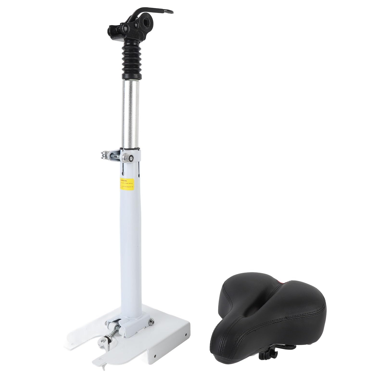 Selle de Scooter électrique, Fixation de Scooter Pliable pour M365 1S Lite, Siège Réglable en Alliage d'aluminium Absorbant Les Chocs avec Réglage de la Hauteur, Aucun Perçage Requis pour