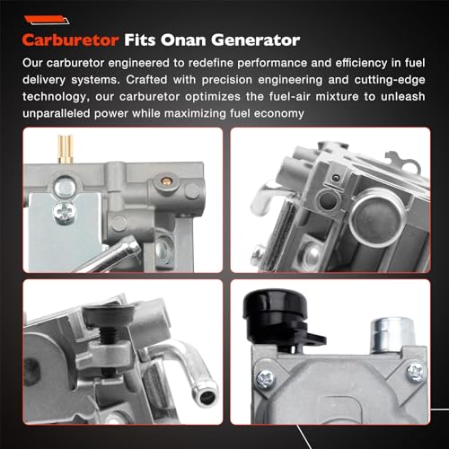 Image of Carburetor Tune Up Kit Compatible with Honda GX630 GX630R GX630RH GX660 GX660R GX660RH GX690 GX690R GX690RH V-Twin Engines, Replace 16100-Z9E-033 16100-Z9E-023 16100-Z9E-003, Includes Fuel Pump