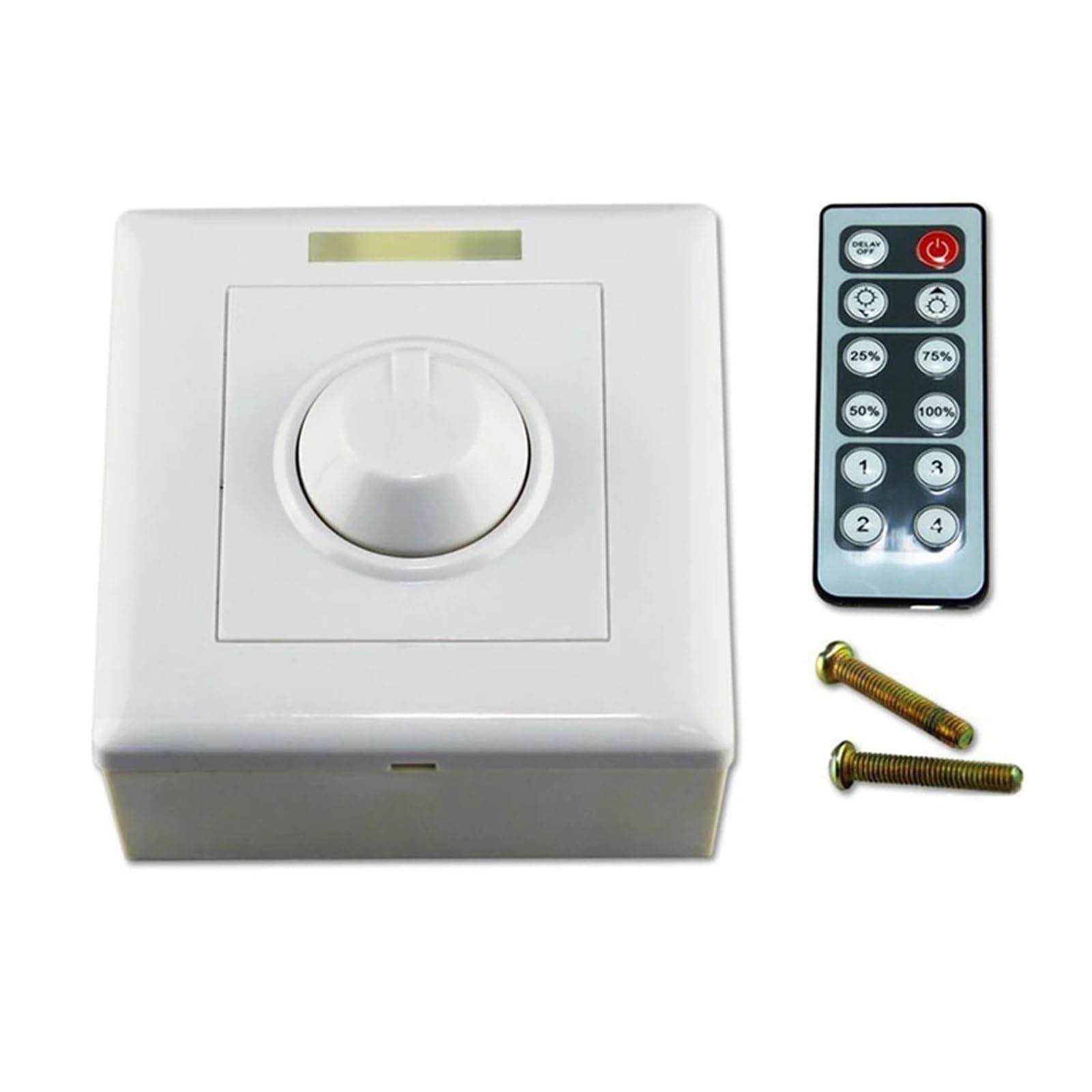 ZXAOMMBEA DC 12V 24V 16A Infrared LED dimmer Switch Monochrome Brightness Controller + Remote Control