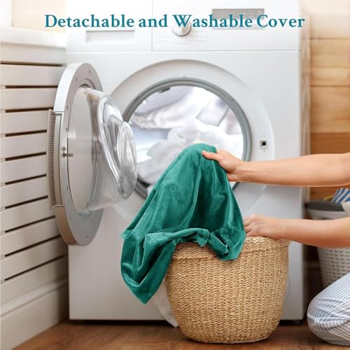Image of Rosebell Cushion for Sleeping & Acid Reflux Relief, Medium Firm & High Resillience, Orthopedic Wedge Cushion for Leg Elevator Pregnancy GERD Pack of 1 Green Color