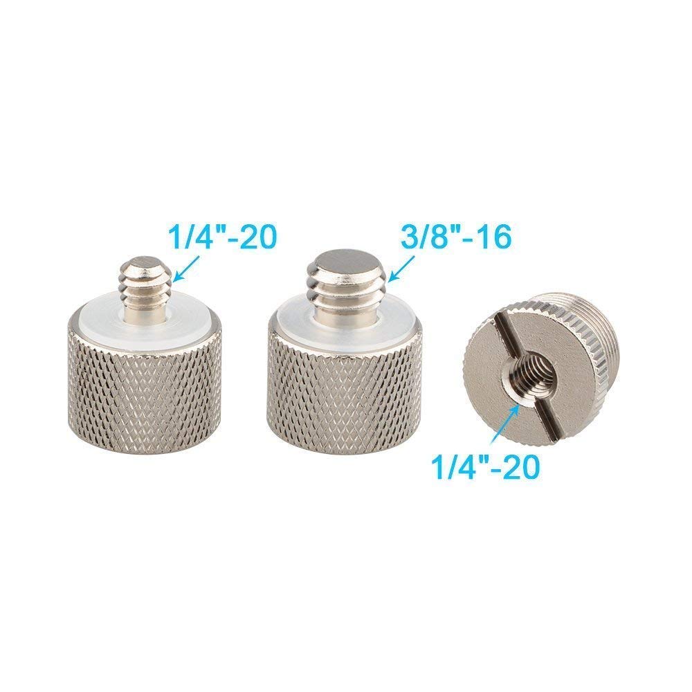 CAMVATE Adaptateur de vis pour microphone de 5/8 '' mâle à 1/4 '' femelle avec support de socle inférieur pour montage mural/sur table/au plafond CAMVATE Adaptateur de vis pour microphone de 5/8 '' mâle à 1/4 '' femelle avec support de socle inférieur pour montage mural/sur table/au plafond