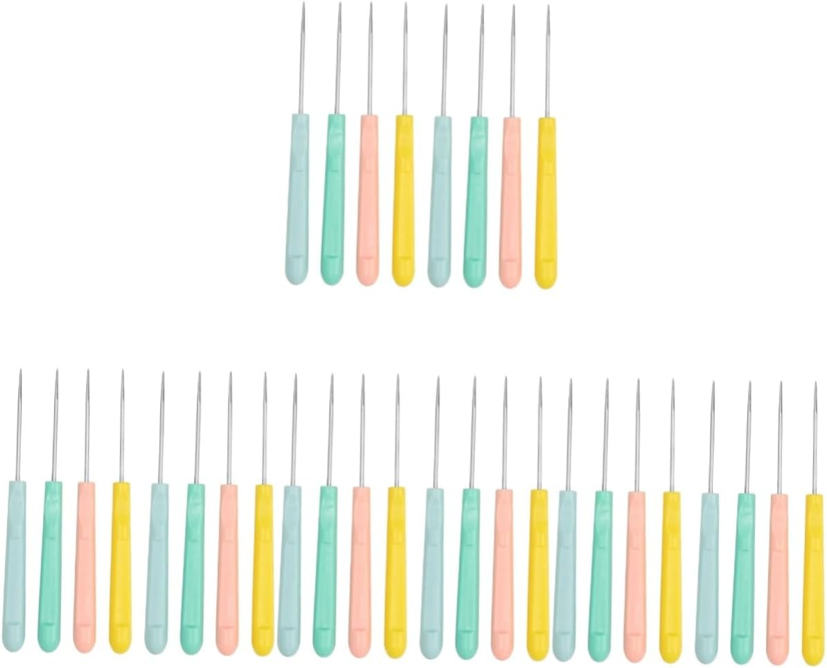 MAGICLULU 32pcs Sugar Cookie Decorating Tools Baking Stirrer Needle Scribe Tool Cookie Icing Kit