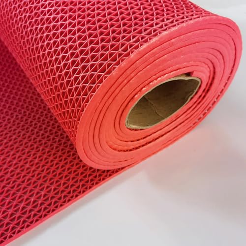 Tapis de sol antidérapant haute résistance PVC commercial pour espace humide