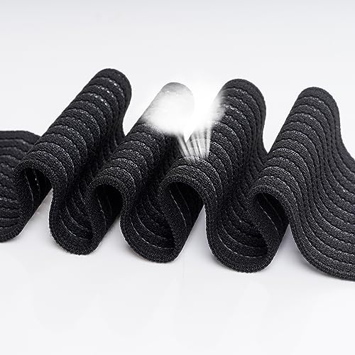 Rbenxia 4 Pieces of Black Elastic Ankle Compression Bandage Adjustable Ankle Strap Heel Brace Wraps Breathable Ankle Band for Stabilising Ligament, Joint Pain, Sport (70 cm) – Image 5