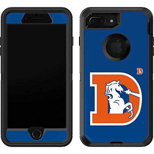 Skinit Decal Skin Compatible with OtterBox Defender iPhone 7 Plus - Officially Licensed NFL Denver Broncos Retro Logo Design