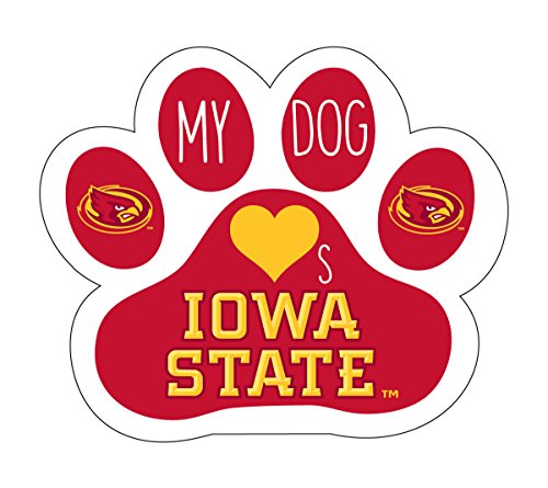 Iowa State Cyclones Dog Paw Magnet Officially Licensed Collegiate Product