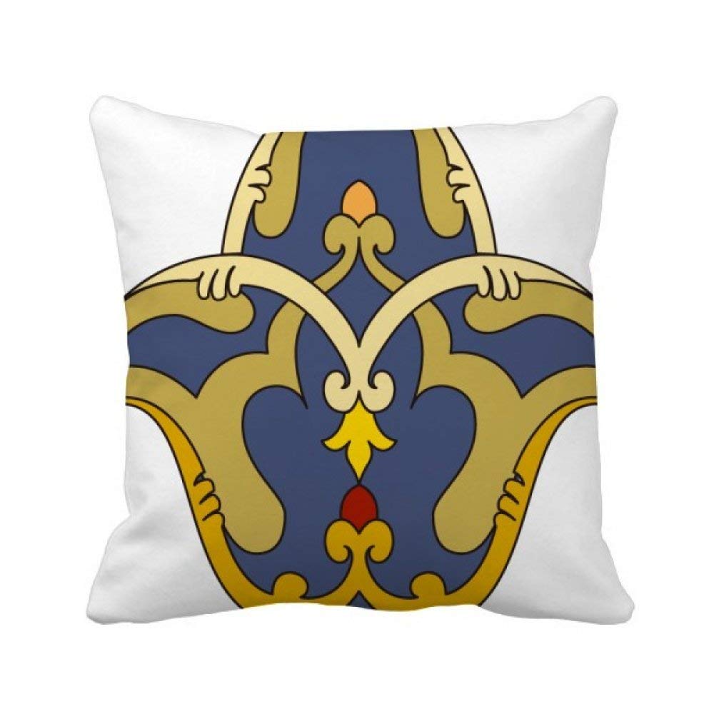 Coussin illustration baroque multicolore 40x40cm, le cadeau déco idéal