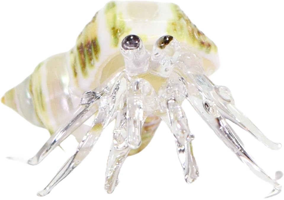 Amazon.co.jp: くば笠屋 ガラス細工 ヤドカリ 沖縄 お土産 お