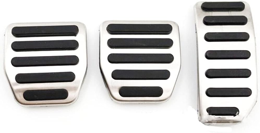 Car Brake Pedals Cover Fuel Accelerator Compatible with Volvo S60 S60L S80 S80L V60 XC60 XC70 V70 Auto Styling Accessories (AT-2PCS)
