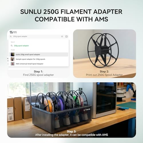 Image of SUNLU 3D Printer Filament Bundle Multicolor PETG Filament 1.75mm,Individually Vacuum-Sealed,2kg in Total,0.25kg per Spool,8 Pack,Bone White+Grey+Coffee Brown+Olive Green+Oak+Beige+Cyan+Magenta