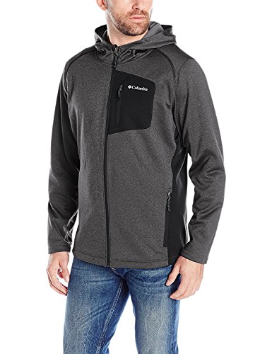 Columbia Men's Jackson Creek Hoodie, Black Heather, Small