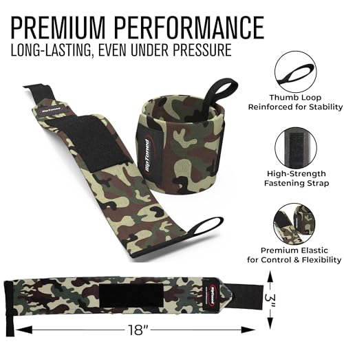 image for Rip Toned Wrist Wraps for Weightlifting – USPA & USAPL Approved 18