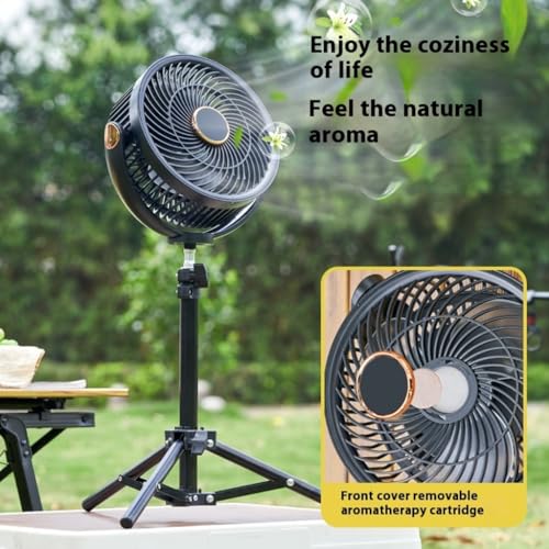 Ventilateur USB rechargeable silencieux pour nuits fraîches avec veilleuse - 6