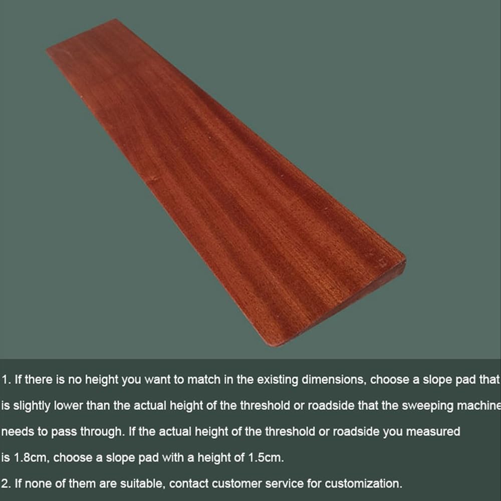 Rampes Bois Massif 1-3.5cm Hauteur Rampes De Trottoir en Bois pour Marches, Rampes De Seuil Portable Légère pour Scooter/Robot Aspirateur(Wood,70x15x3cm)