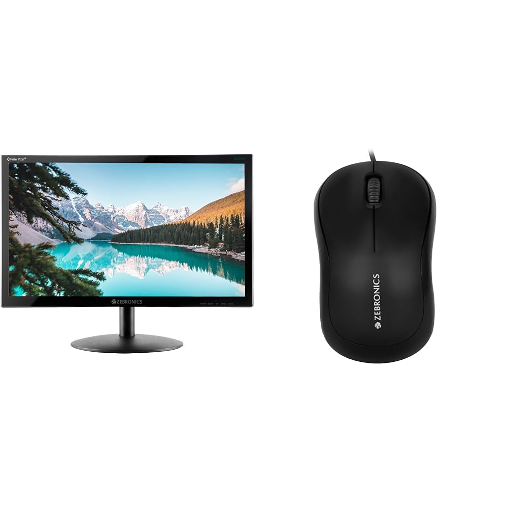 ZEBRONICS Zeb-V19Hd 18.5 Inch (46.99 Cm) Led Monitor with Supporting Hdmi, Vga Input, Hd 1366 X 768-image-45