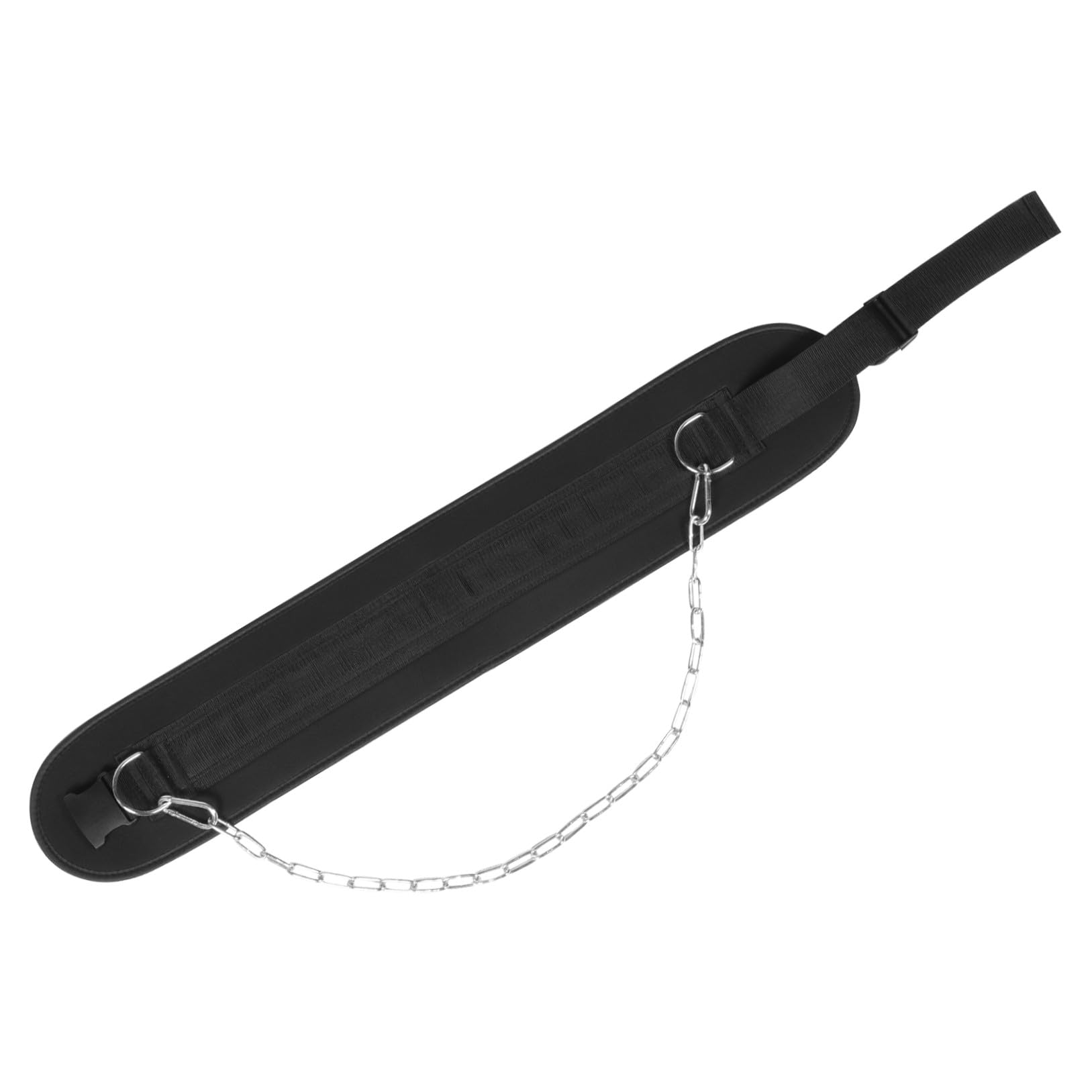 Fitness Dip Gürtel aus Nylon und Eisen, Schwarz, 1 Stück