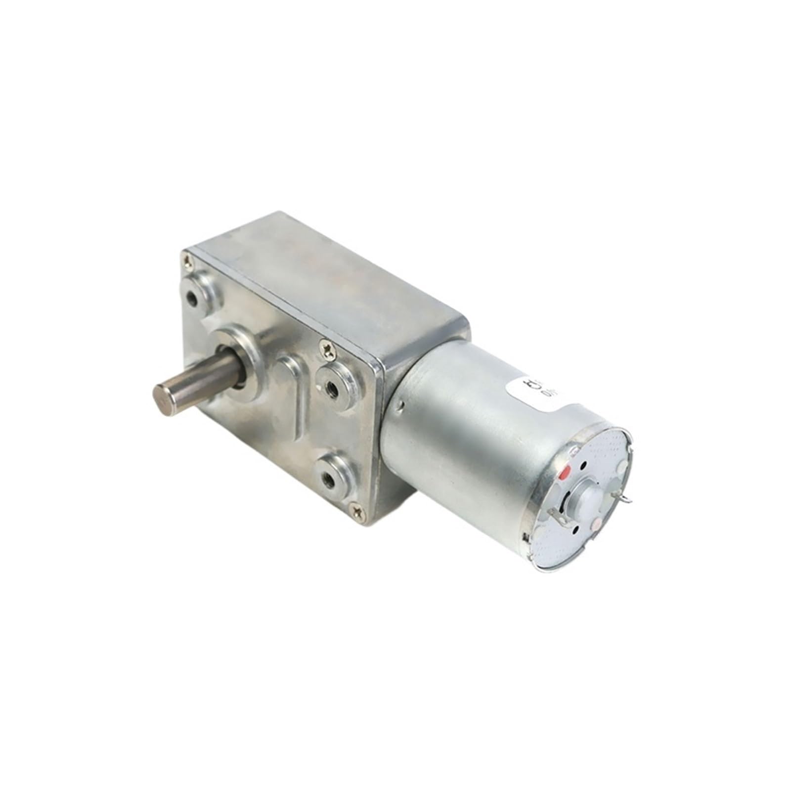 Motorreductor de tornillo sin fin JGY370 DC 6V 12V 24V + Soporte + Controlador de velocidad + Fuente de alimentación + Engranaje metálico(12V 50RPM,Package C)
