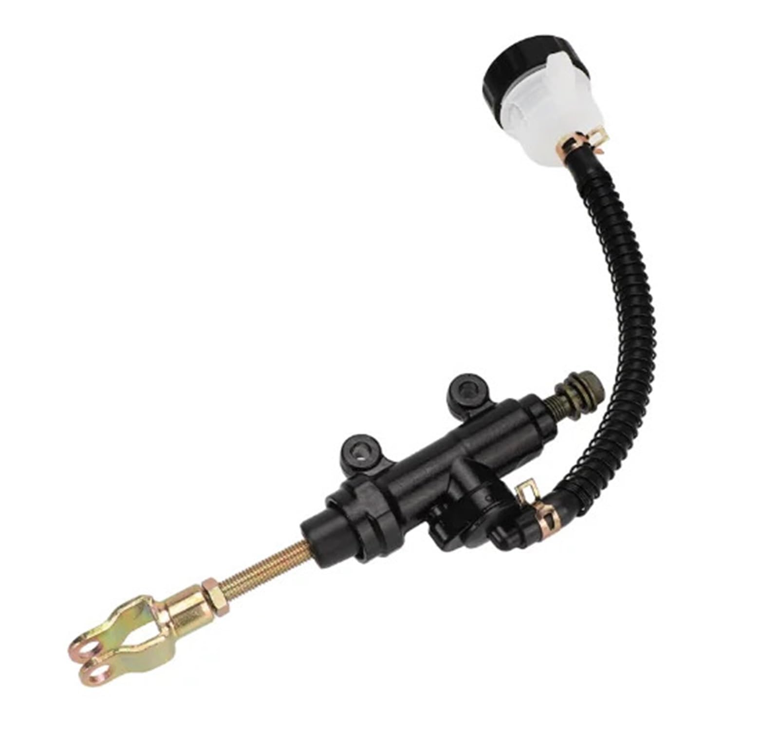 Kvswbre One Color Motorcycle Rear Brake Pump Rear Brake Pump Foot Hydraulic Refit Master Cylinder Fit For Dirt Pit Bike Motorcycle Quad Go Kart