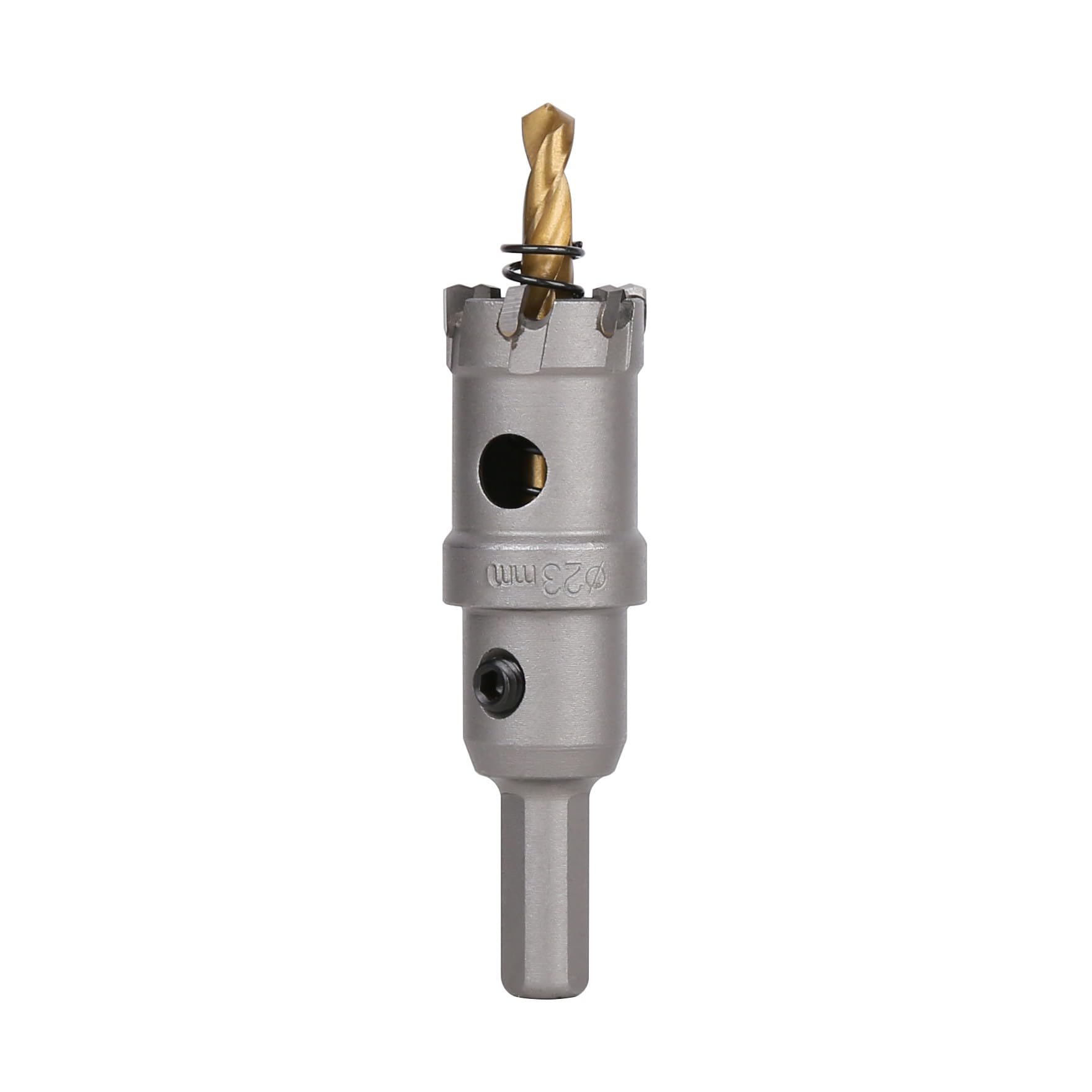 Vearter TCT Hole Saw, 23mm Carbide Bit with Pilot Drill, Cutter for Hard Metal, Stainless Steel, Mild Steel, Aluminium Alloy, Copper, Iron, Plastic and Fiberglass โ image 1