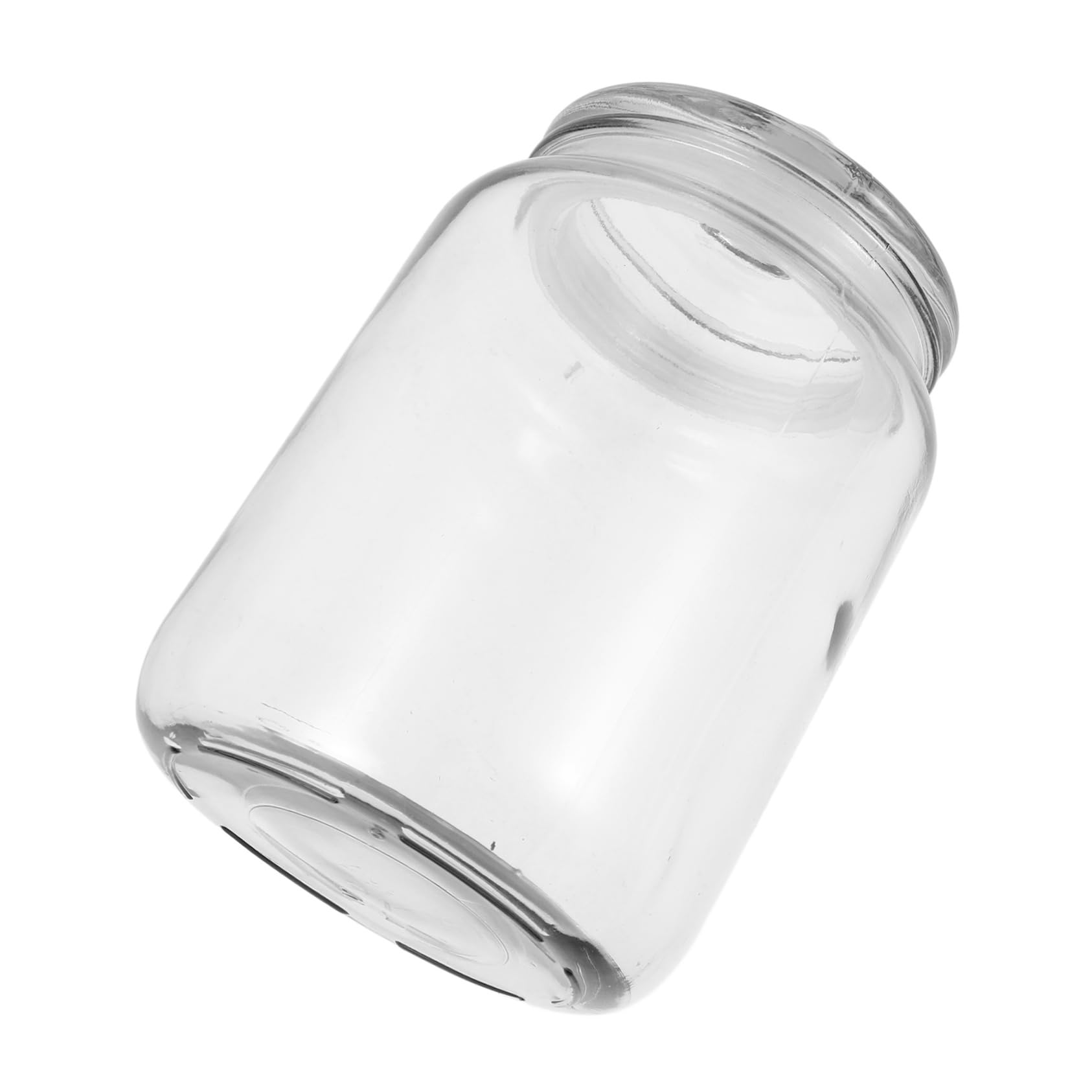 Bocal en verre pour buanderie chic et rangement de dosettes avec couvercle hermétique