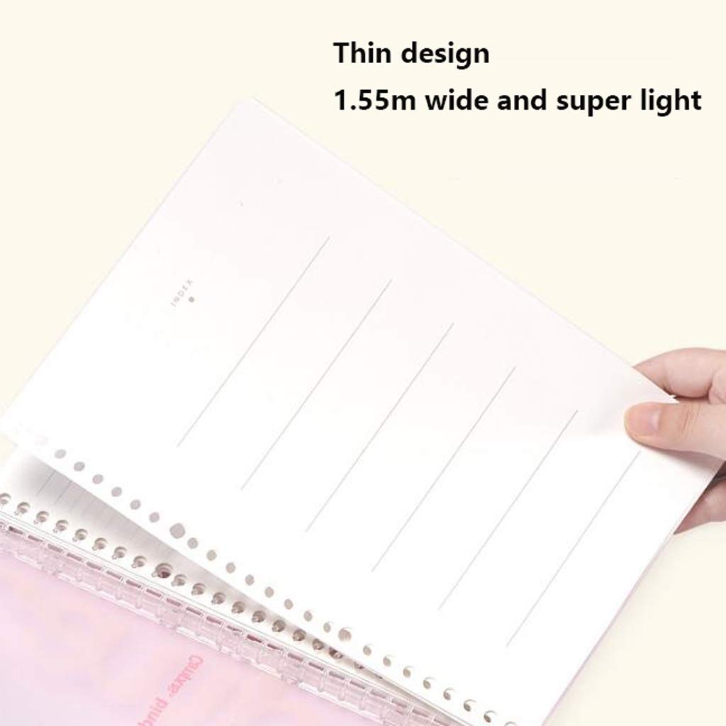 Journal Light Couleur Notebook en Vrac-Feuille Amovible Nombre de Feuilles de Feuilles Amovibles (Color : Yellow)