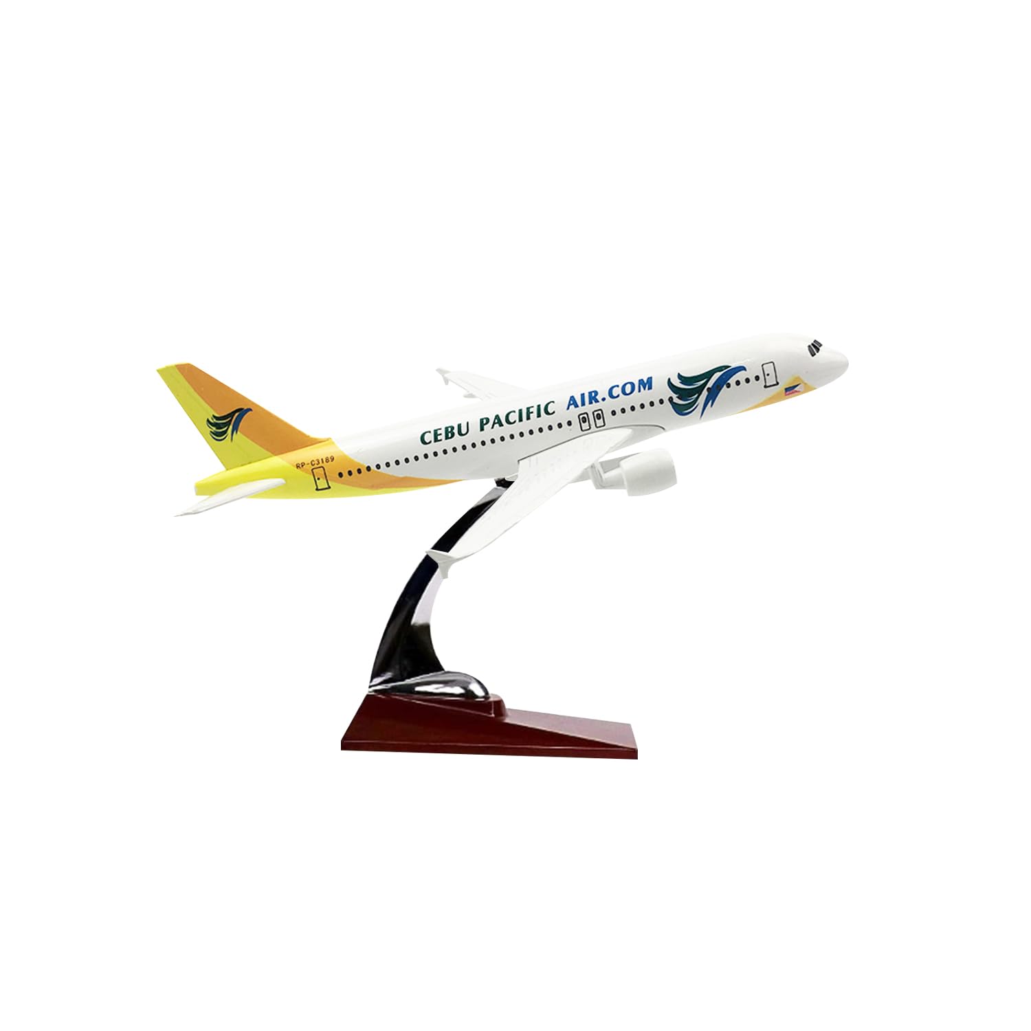 45cm Cebu Pacific Airlines Airbus A320 Aircraft Diecast Metal Miniature Airplane Model