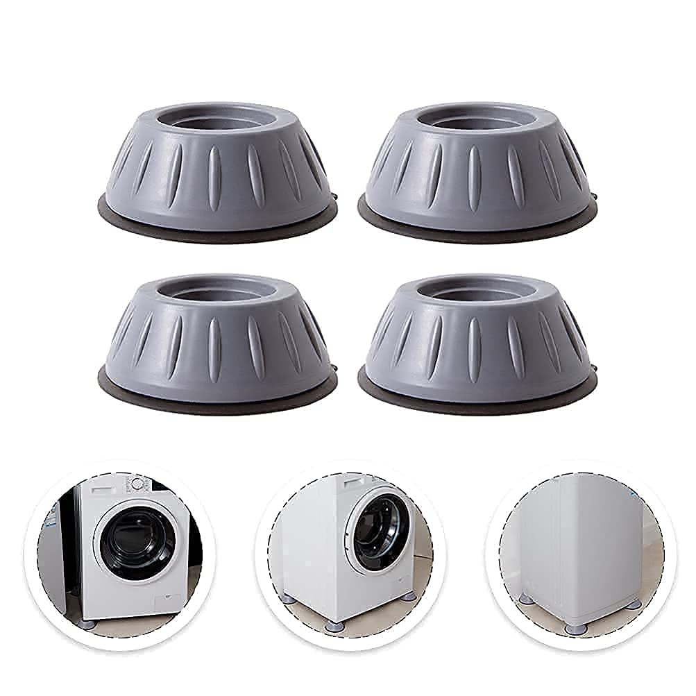 MIRARIYA Washer Dryer Anti Vibration Pads with Suction Cup Feet, Fridge Washing Machine Leveling Feet Anti Walk Pads Shock Absorber Furniture Lifting Base(4 Piece). (B09BB7XRQK) Amazon Price History, Amazon Price Tracker