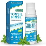 Tonsil Stone Mouthwash, Alcohol-Free Oral Rinse for Tonsil Stone Removal & Prevention, Deep Cleansing Bad Breath Treatment, Fresh Mint Flavor