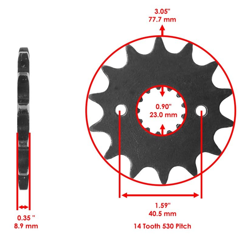 Amazon.com : #US Replacement Parts Front Drive Chain Sprocket for