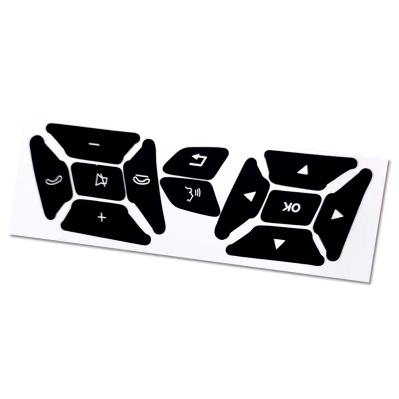 Mrsatxhpm For Style 1 Car Button Stickers Compatible With Benz W204 S204 C204