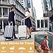 BeiLeiNiceHK Wine Travel Bags for Wine Bottles Airplane,Black Reusable Wine Bottle Protector Bags with Free Inflator Pump,10 Packs