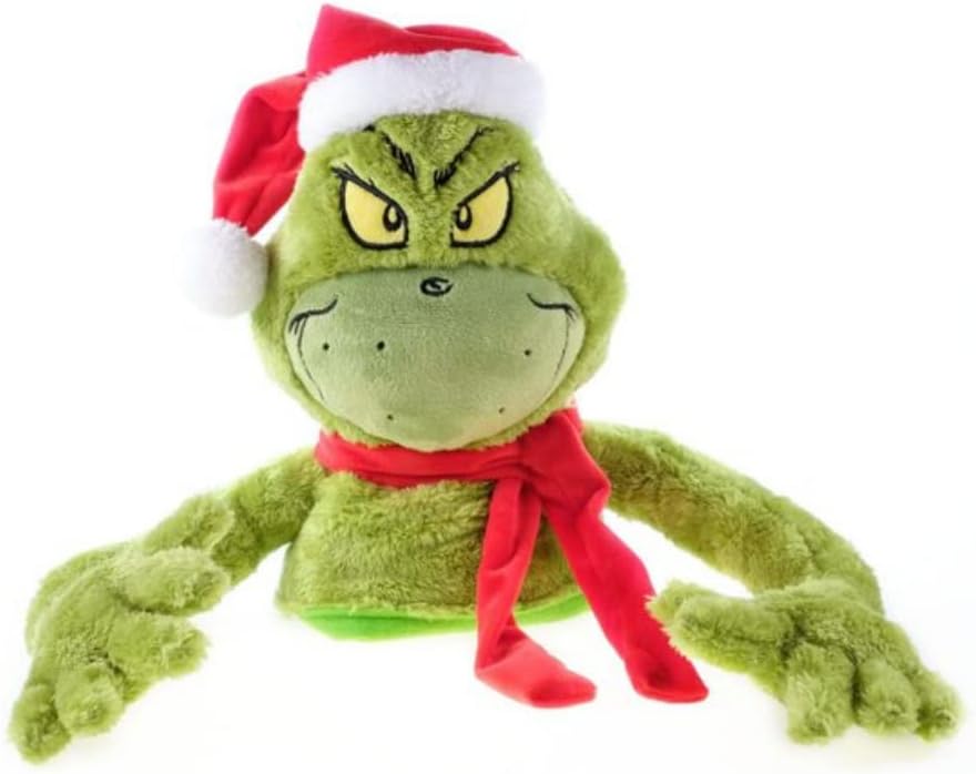 Dr Seuss The Grinch Christmas Tree Hugger Plush Tree Topper