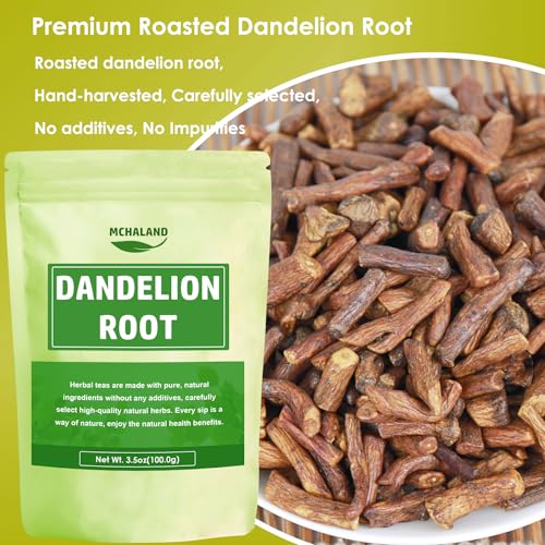 Premium 3.5oz Natural Dandelion Root Tea, Cut & Sifted