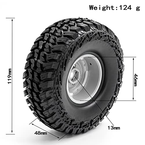 Pneus de Voiture Remplacement de Jantes pour CC10 Axial - 5
