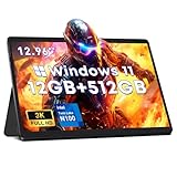 CHUWI Hi10 Max 2 in 1 Tablet 12.96'', Intel N100 (Beats N95), 12GB RAM 512GB SSD, Windows 11 Touchscreen Tablets, FHD 2880 * 1920 IPS, WiFi 6, BT 5.2, 8MP Camera, HDMI, USB3.2, with Case
