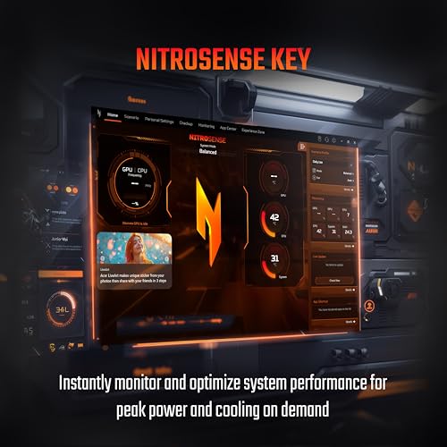 Image of Acer Nitro V 15, AMD Ryzen 7-7445HS, NVIDIA GeForce RTX 4050-6 GB, 16GB DDR5, 512GB SSD, FHD IPS, 15.6 inch /39.62cm, 165Hz, Win 11 Home, Obsidian Black, 2.1KG, ANV15-42, Gaming Laptop